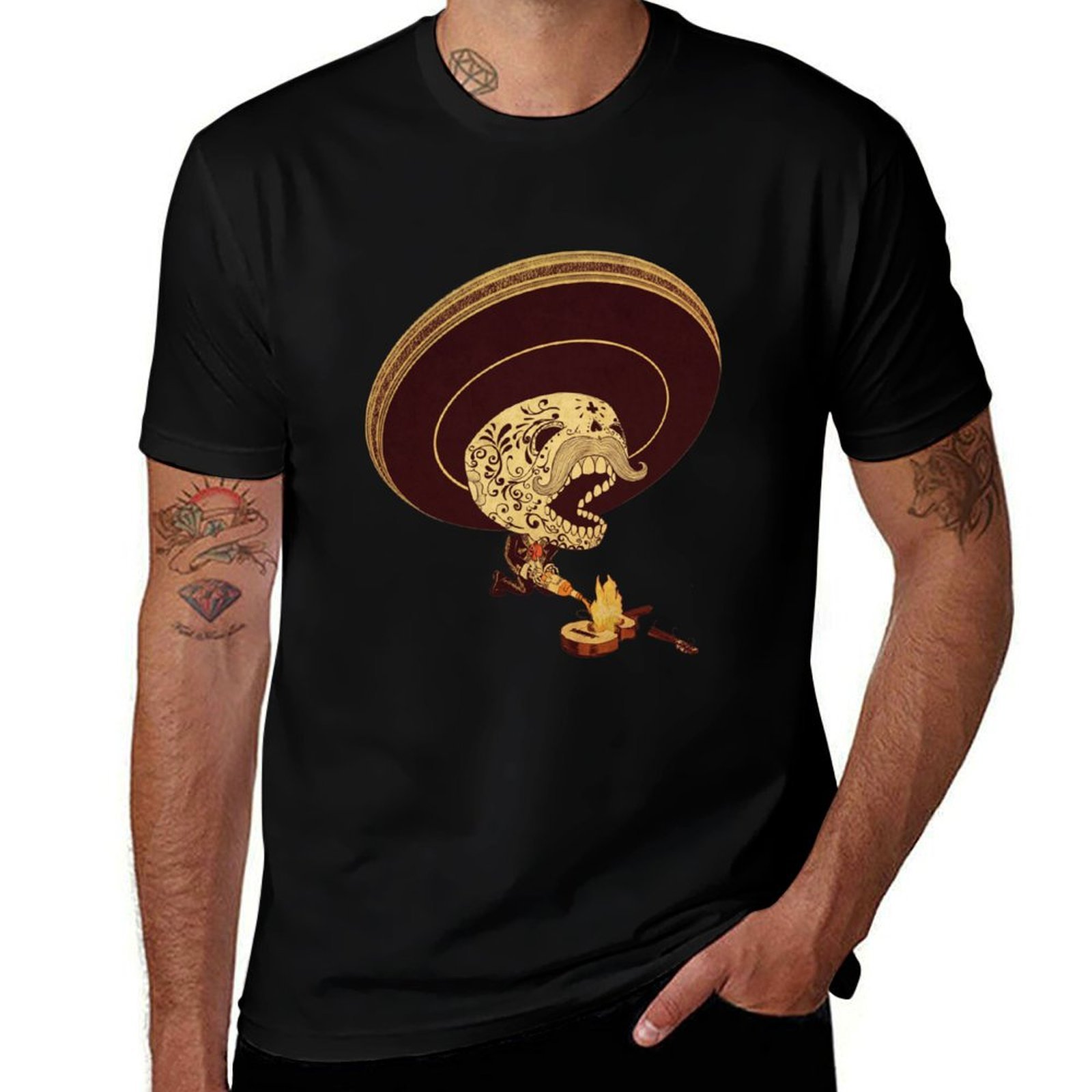 Men'S Fashion Monterrey - Camiseta Monterrey Fire, Camiseta Gráfica de