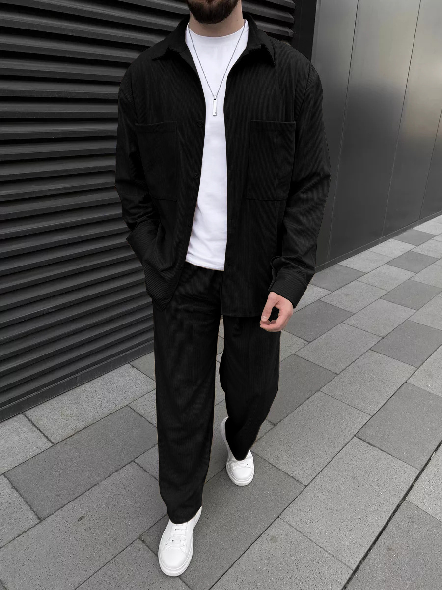Mens Fashion Suits - Conjunto masculino de duas peças em