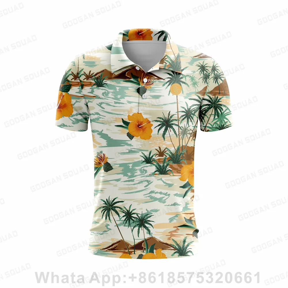 Camisa Polo Masculina Estilo H - Men'S Fashion Golf Clothing avaliação e preço
