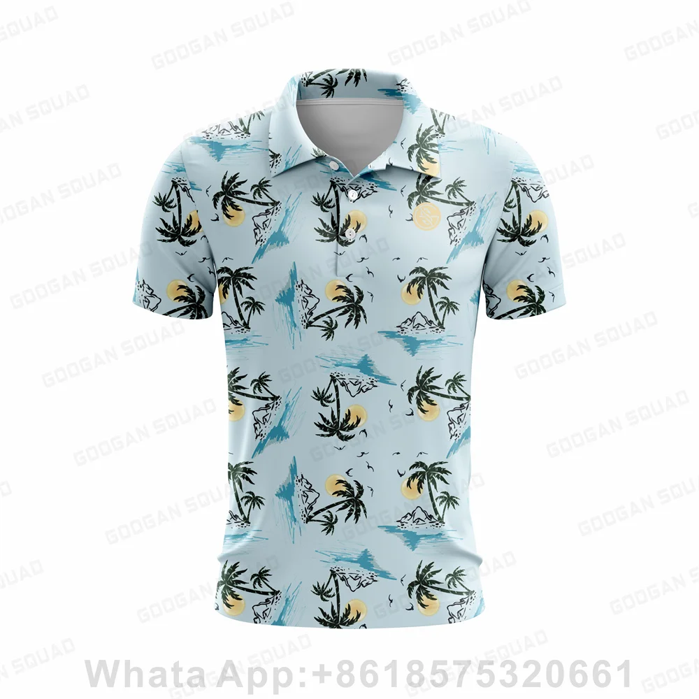 Camisa Polo Masculina Estilo H - Men'S Fashion Golf Clothing avaliação e preço