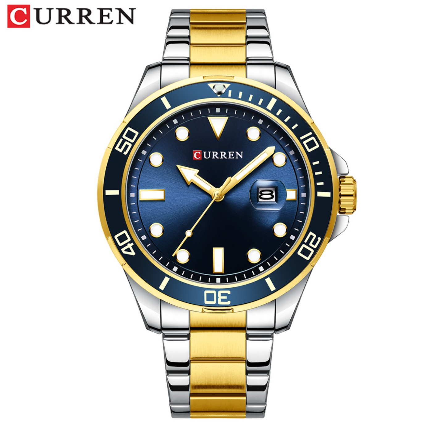 CURREN Nova Série Green Water  - Men'S Fashion Luxury Brands avaliação e preço