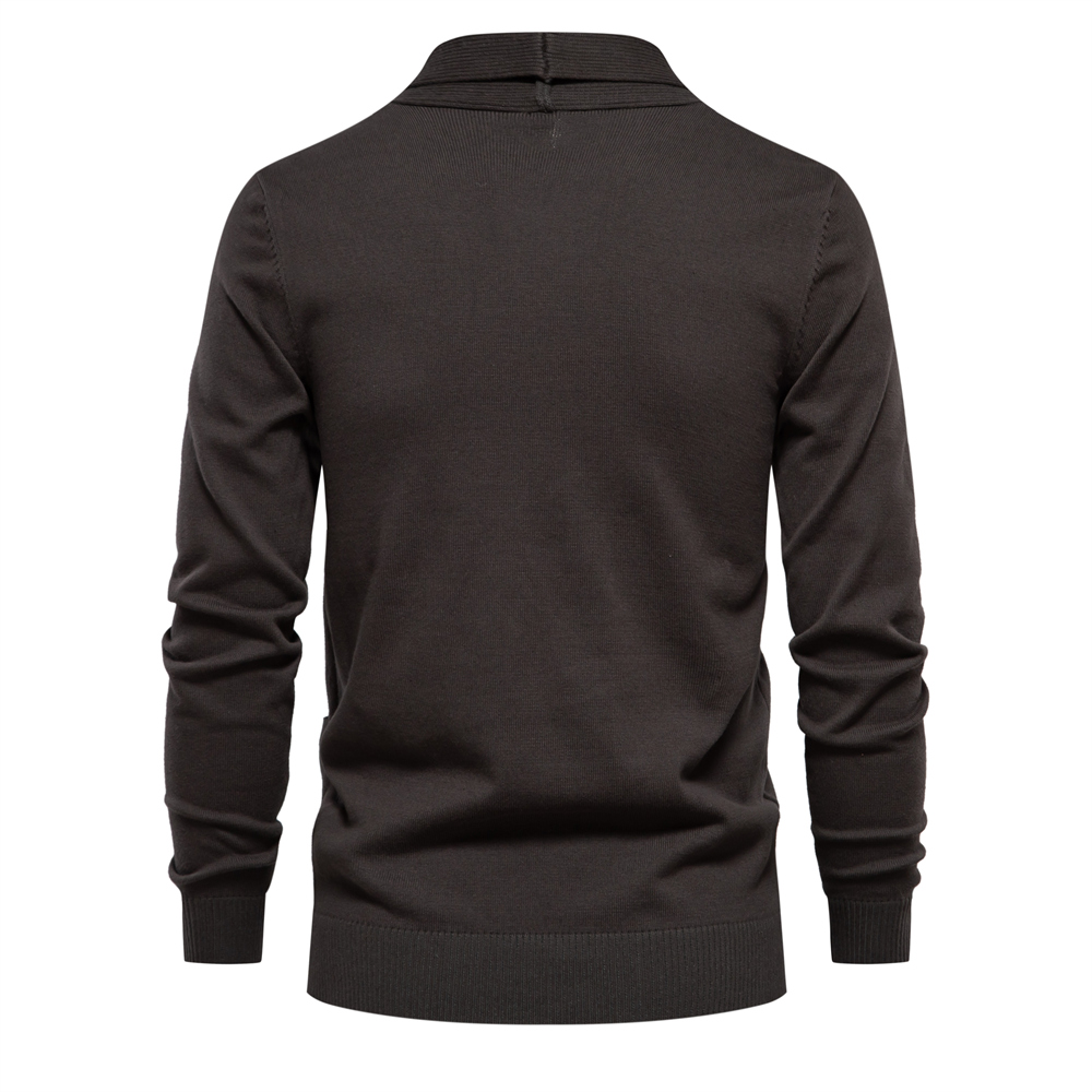 2023 novo cardigan de algodão  - Men'S Fashion Zip Sweater avaliação e preço