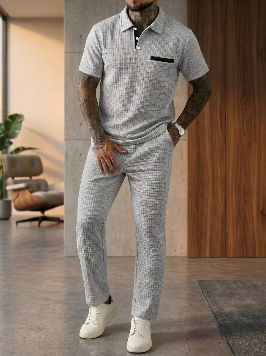 Nova Moda Masculina de Verão,  - Men'S Fashion Polo Shirt avaliação e preço