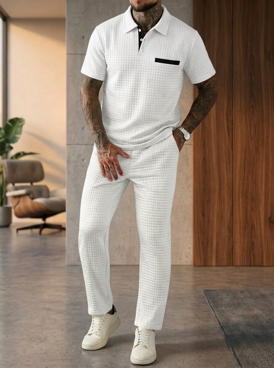 Nova Moda Masculina de Verão,  - Men'S Fashion Polo Shirt avaliação e preço