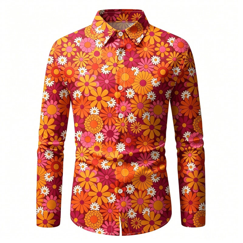 Camisa Masculina Nova Moda 202 - Mens Fashion Casual avaliação e preço