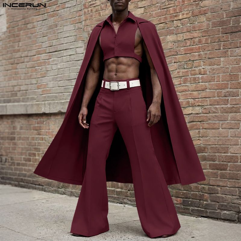 Conjuntos Masculinos INCERUN:  - Mens Fashion Suits avaliação e preço