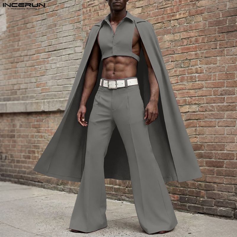 Conjuntos Masculinos INCERUN:  - Mens Fashion Suits avaliação e preço