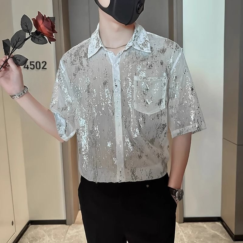 Camisa Masculina de Manga Curt - Men'S Fashion Looks 2026 avaliação e preço