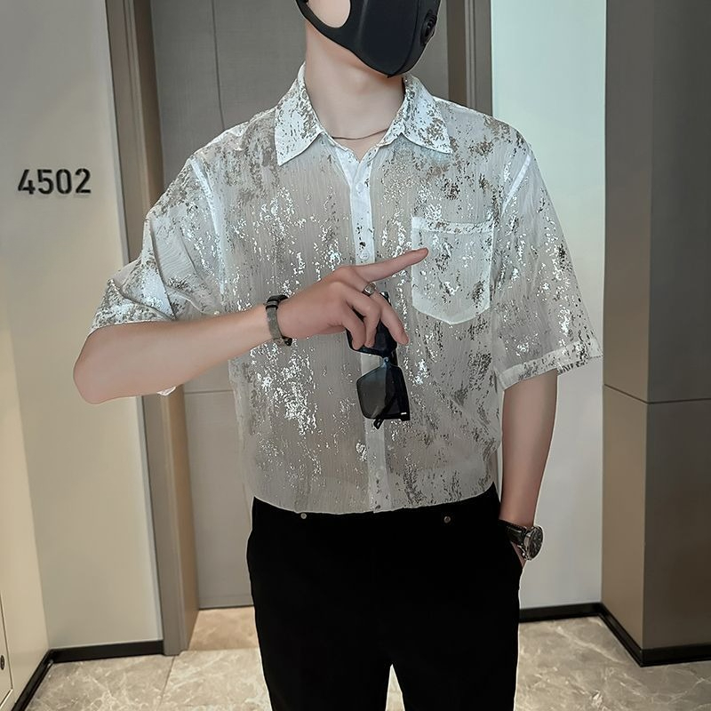 Camisa Masculina de Manga Curt - Men'S Fashion Looks 2026 avaliação e preço
