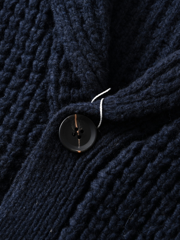 Suéter de malha grossa de lã 1 - Men'S Fashion Zip Sweater avaliação e preço