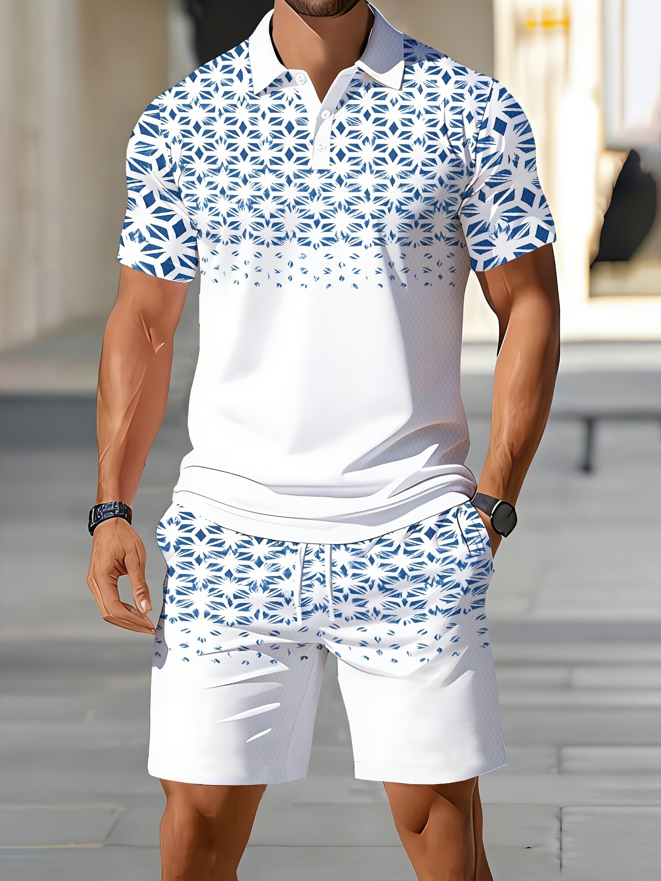 Conjunto de Camisa Polo Mascul - Men'S Fashion Polo Shirt avaliação e preço