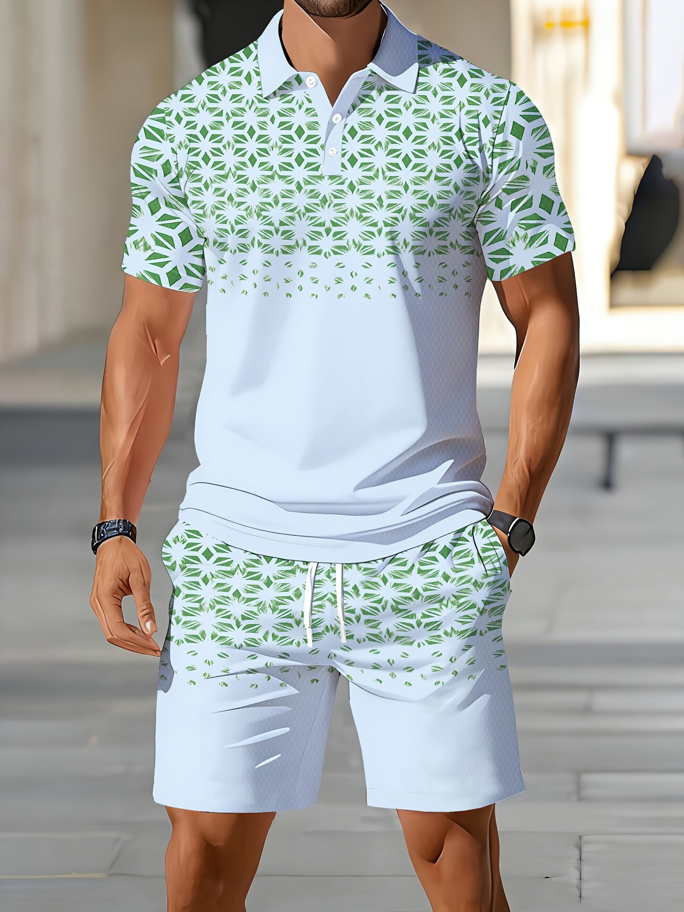 Conjunto de Camisa Polo Mascul - Men'S Fashion Polo Shirt avaliação e preço