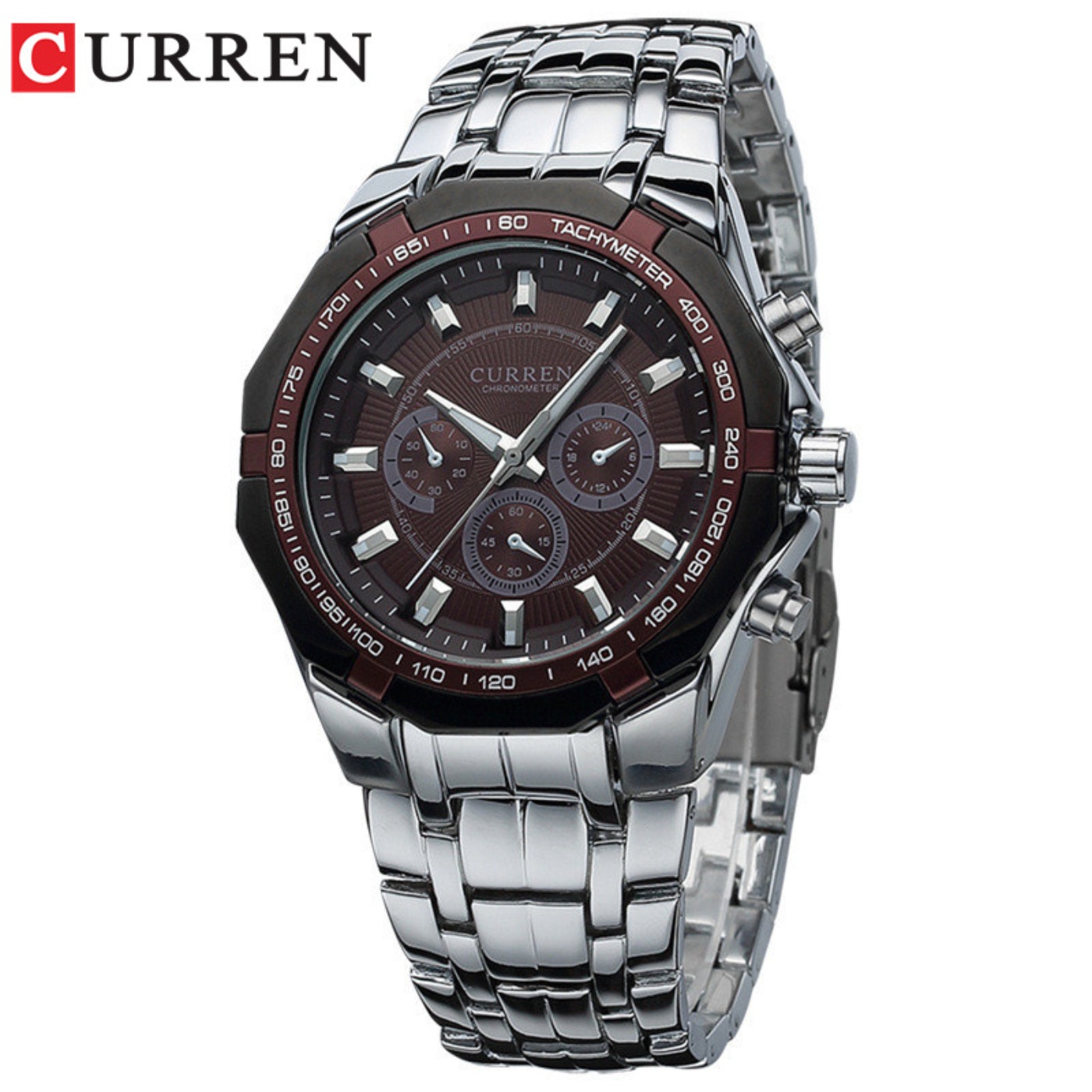 Relógio Masculino de Luxo CURR - Men'S Fashion Luxury Brands avaliação e preço