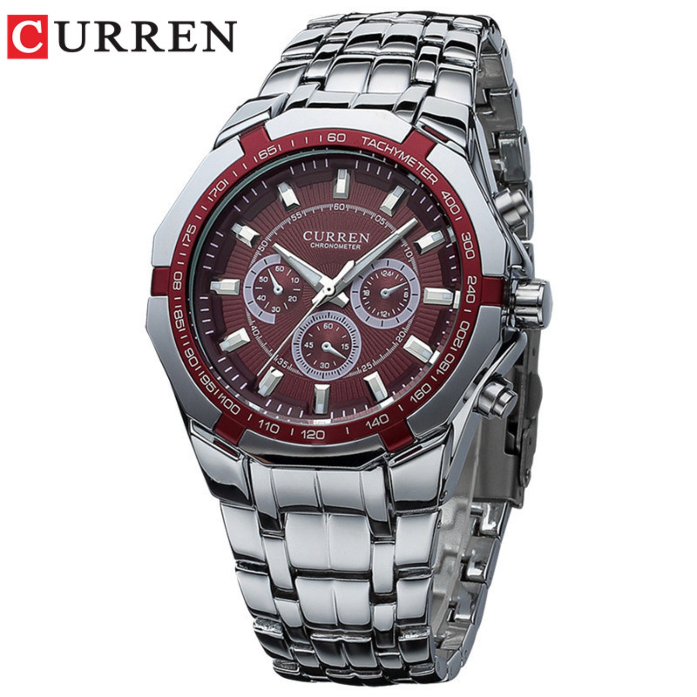 Relógio Masculino de Luxo CURR - Men'S Fashion Luxury Brands avaliação e preço