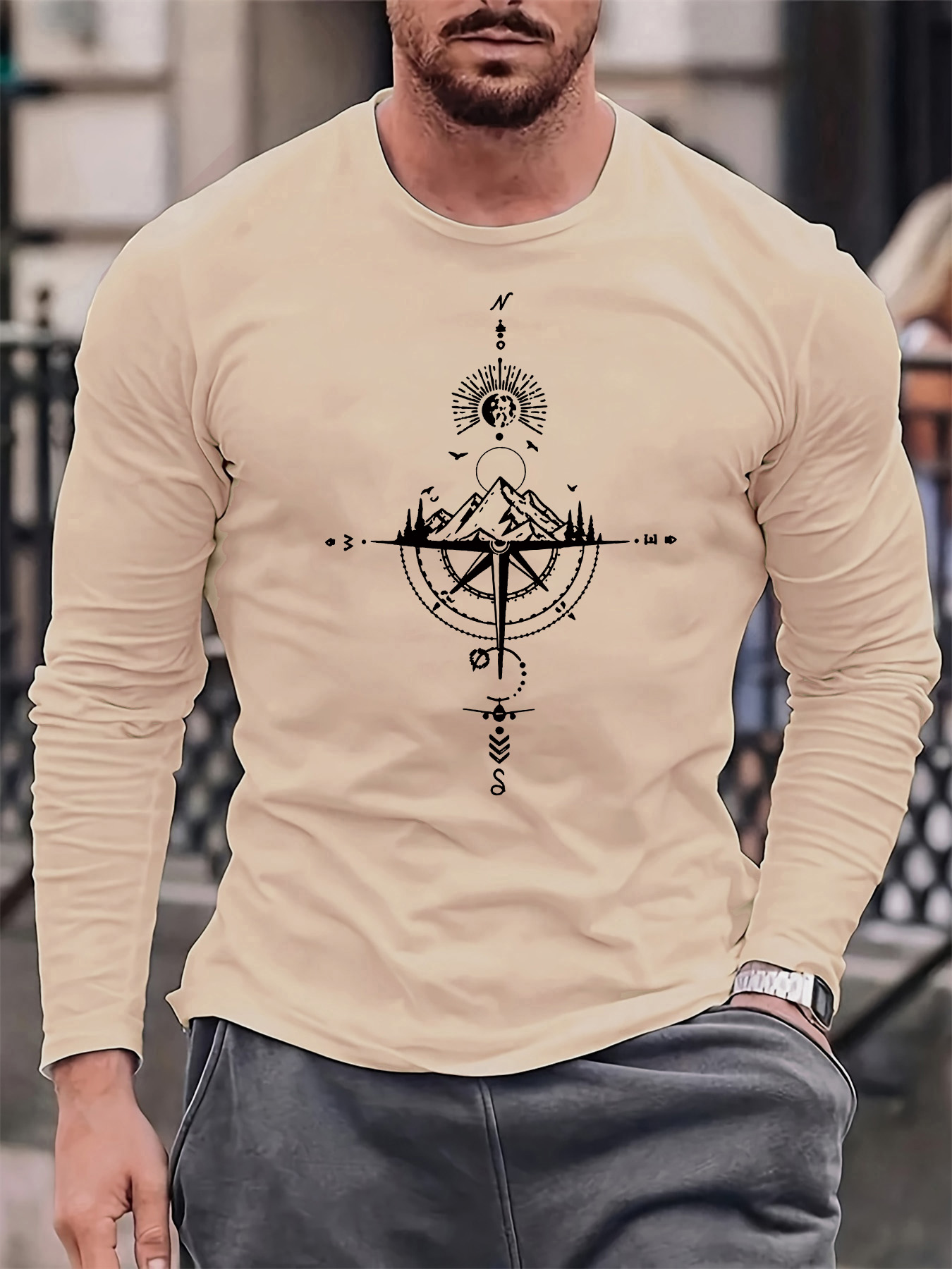 100% algodão puro masculino ma - Mens Fashion Casual avaliação e preço