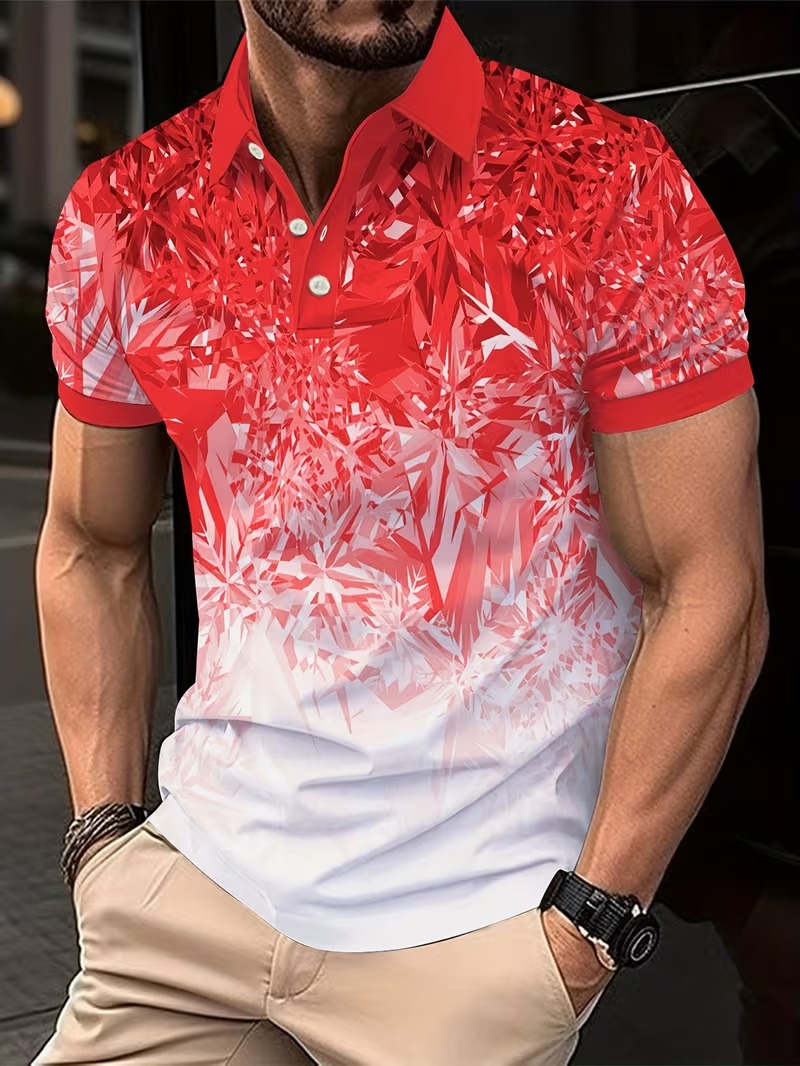 Camisa Polo Masculina com Esta - Men'S Fashion Golf Clothing avaliação e preço
