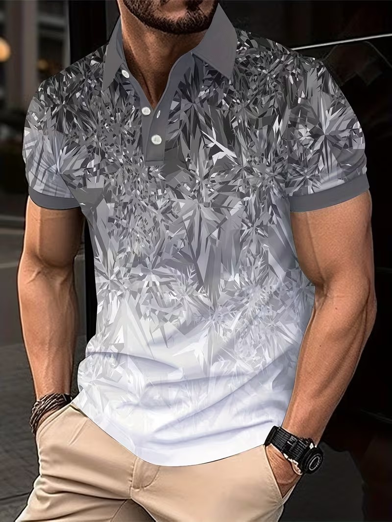Camisa Polo Masculina com Esta - Men'S Fashion Golf Clothing avaliação e preço