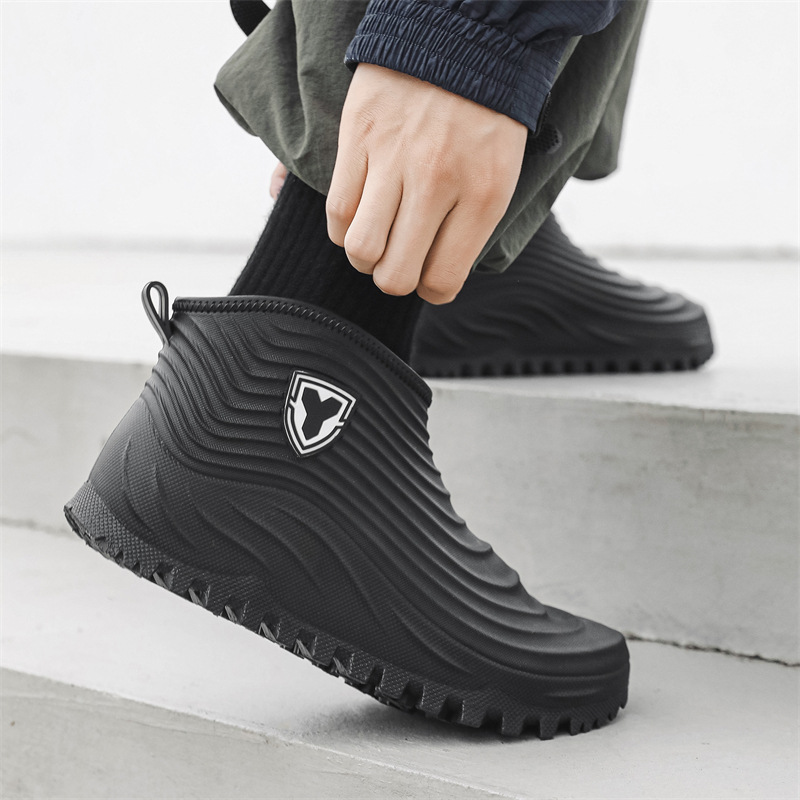 Sapatos de chuva masculinos mo - Mens Fashion Zapatos avaliação e preço