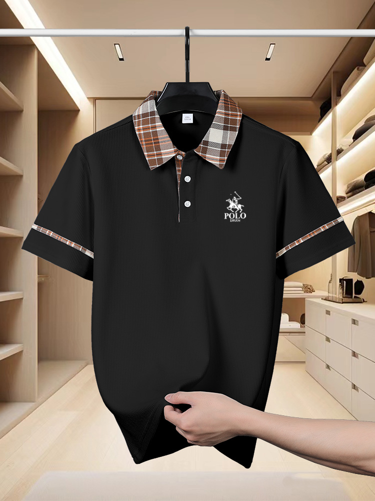 Camisa Polo Masculina com Esta - Men'S Fashion Golf Clothing avaliação e preço