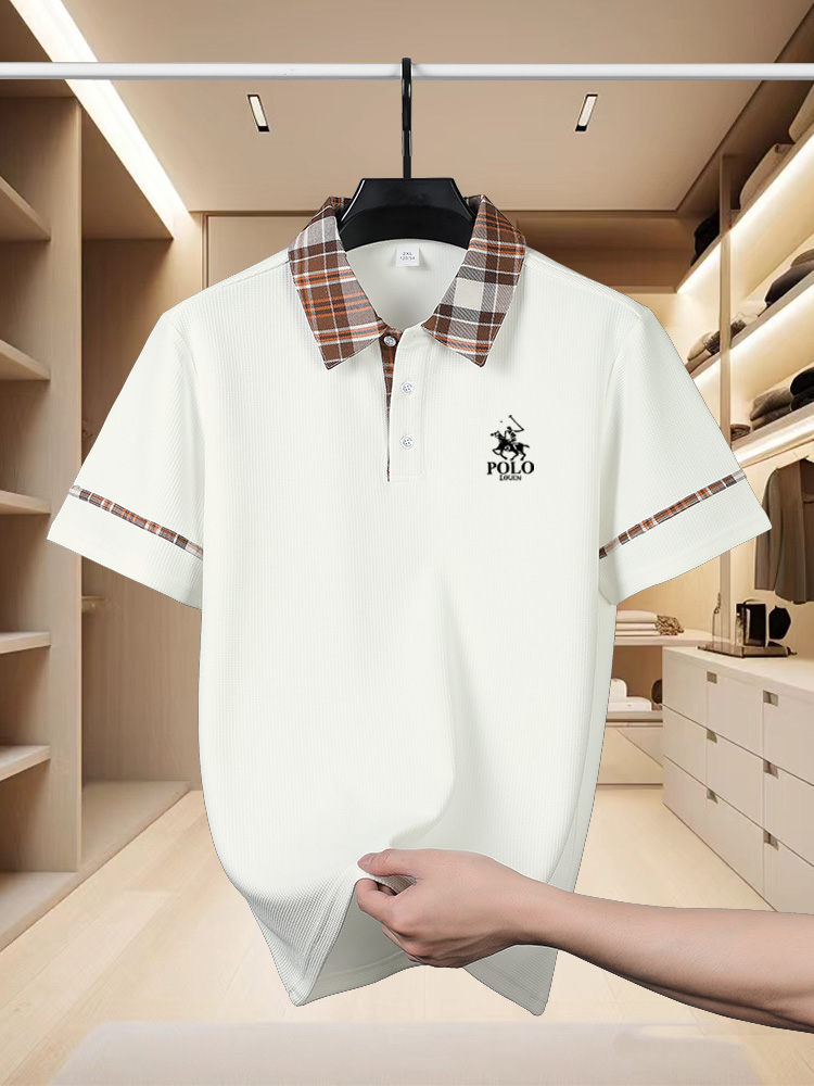 Camisa Polo Masculina com Esta - Men'S Fashion Golf Clothing avaliação e preço