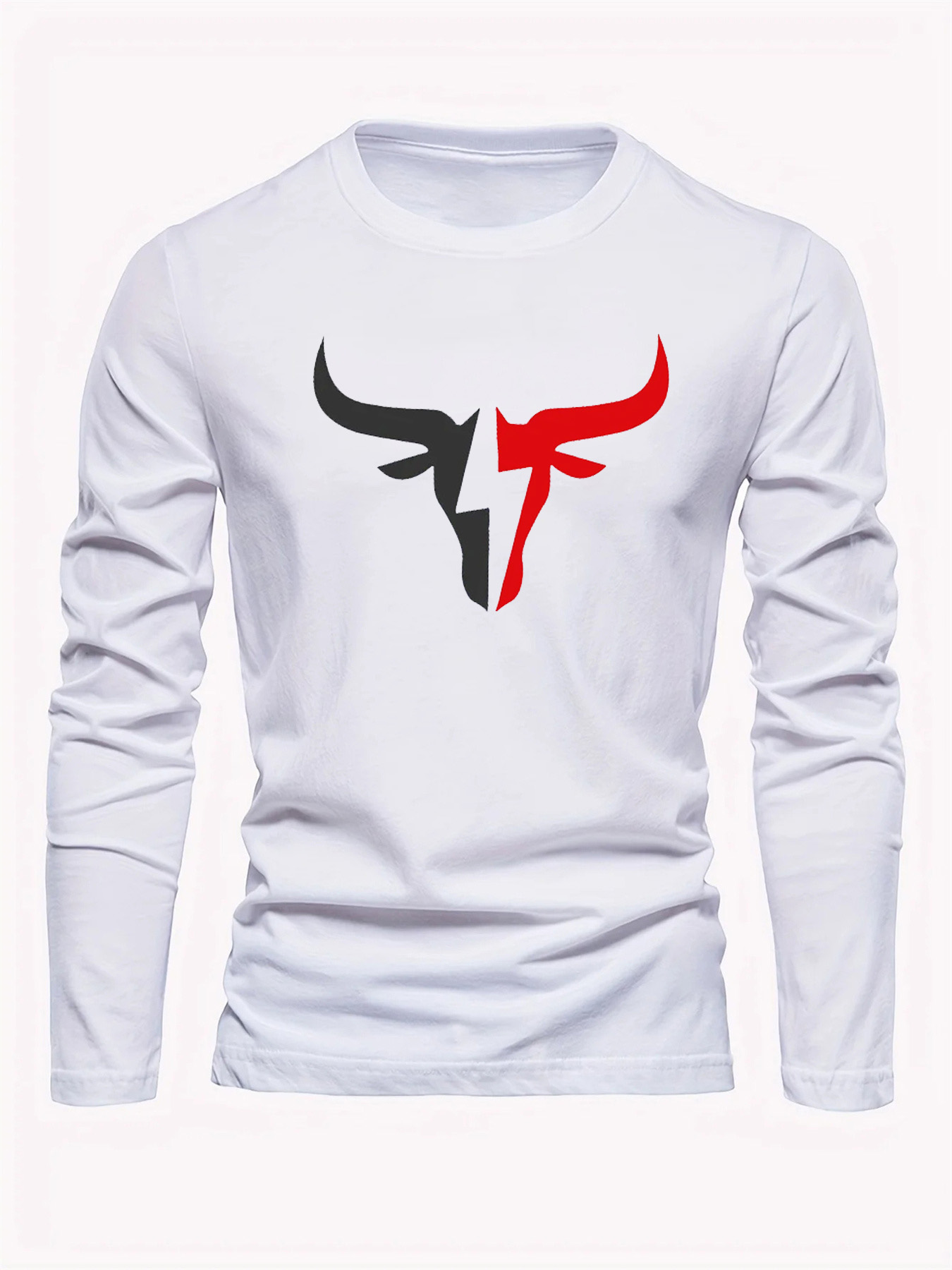 Camiseta Masculina de Manga Lo - Mens Fashion Casual avaliação e preço