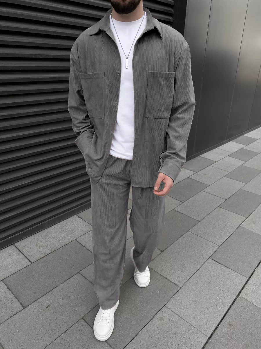 Conjunto masculino de duas peç - Mens Fashion Suits avaliação e preço