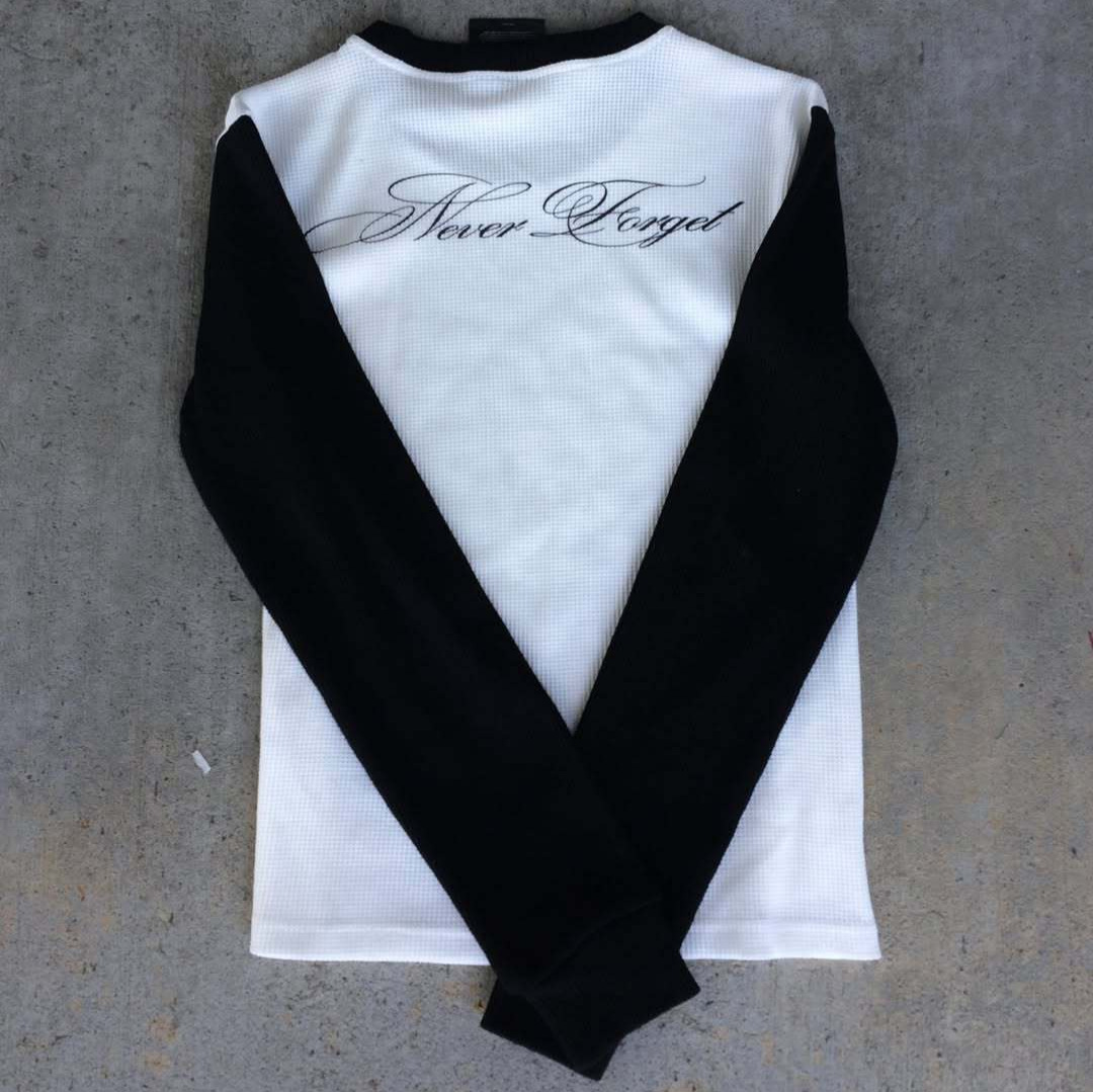 Nova Camiseta de Manga Longa E - Mens Fashion Casual avaliação e preço
