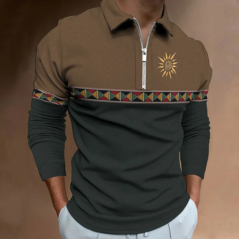 Camisas polo estampadas com bl - Men'S Fashion Golf Clothing avaliação e preço