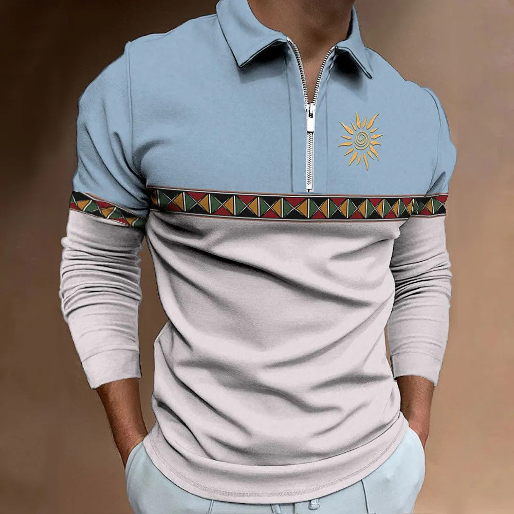 Camisas polo estampadas com bl - Men'S Fashion Golf Clothing avaliação e preço