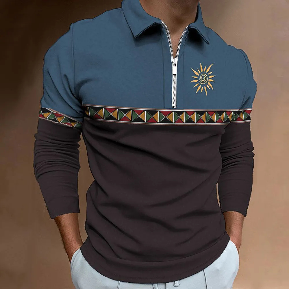 Camisas polo estampadas com bl - Men'S Fashion Golf Clothing avaliação e preço