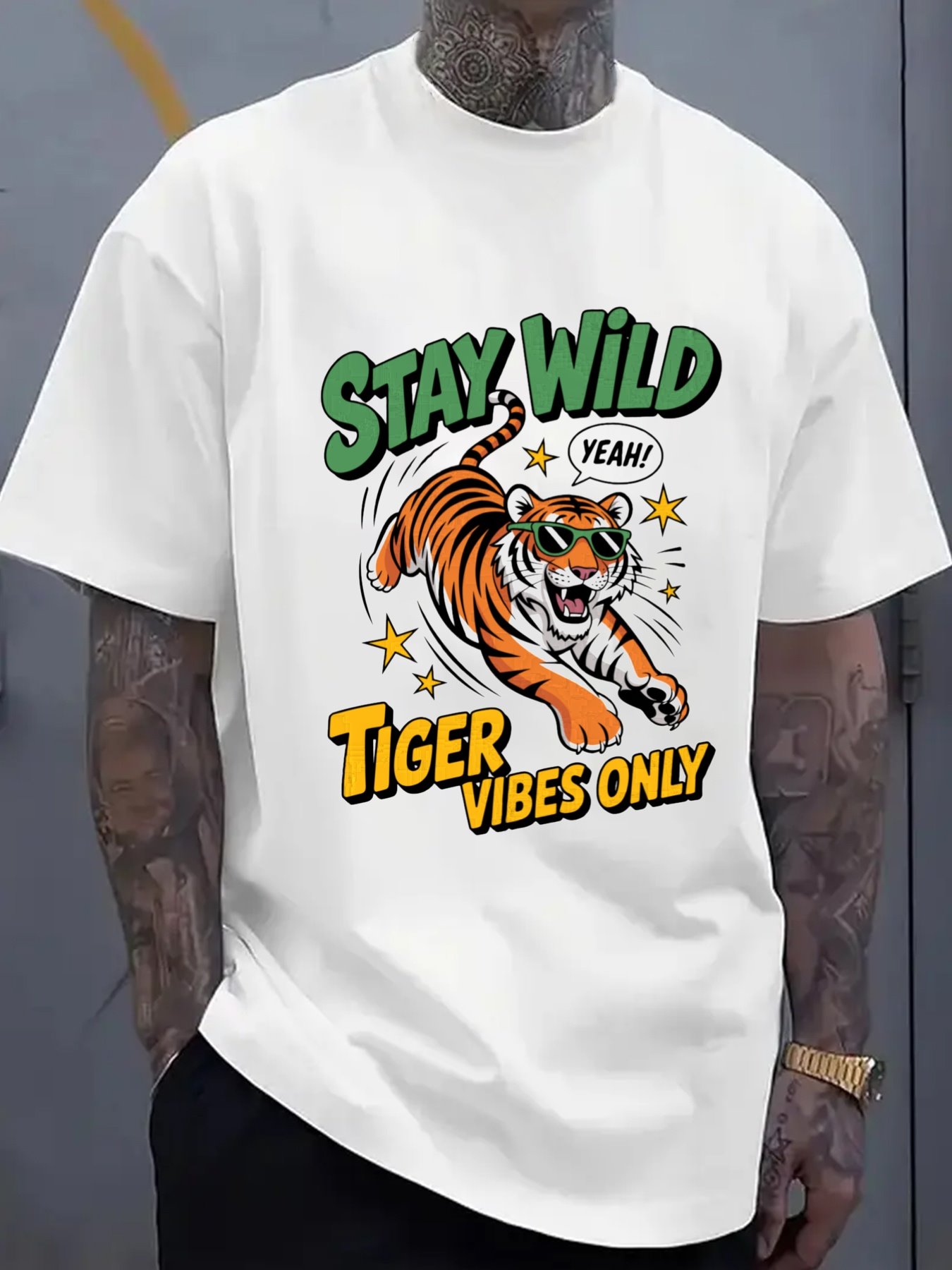 Camiseta Masculina Estilo Tigr - Men'S Fashion Looks 2026 avaliação e preço