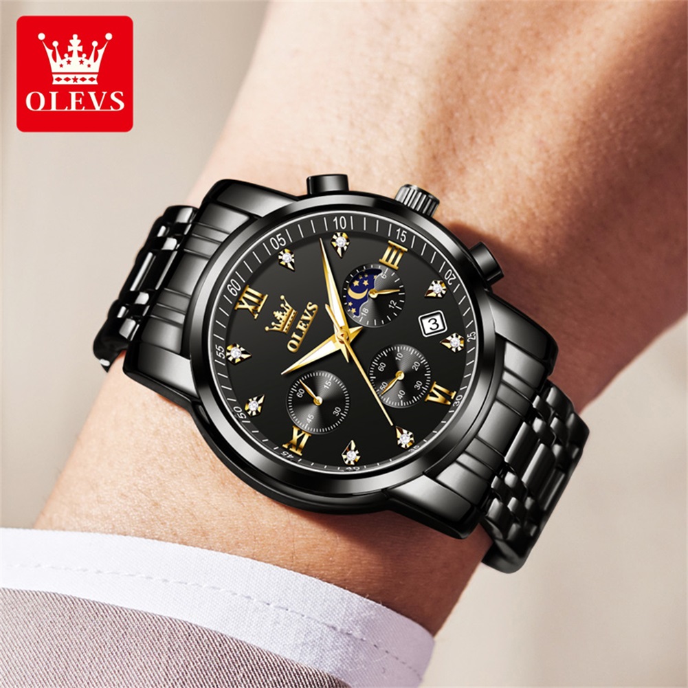 Olevs relógios masculinos popu - Men'S Fashion Luxury Brands avaliação e preço