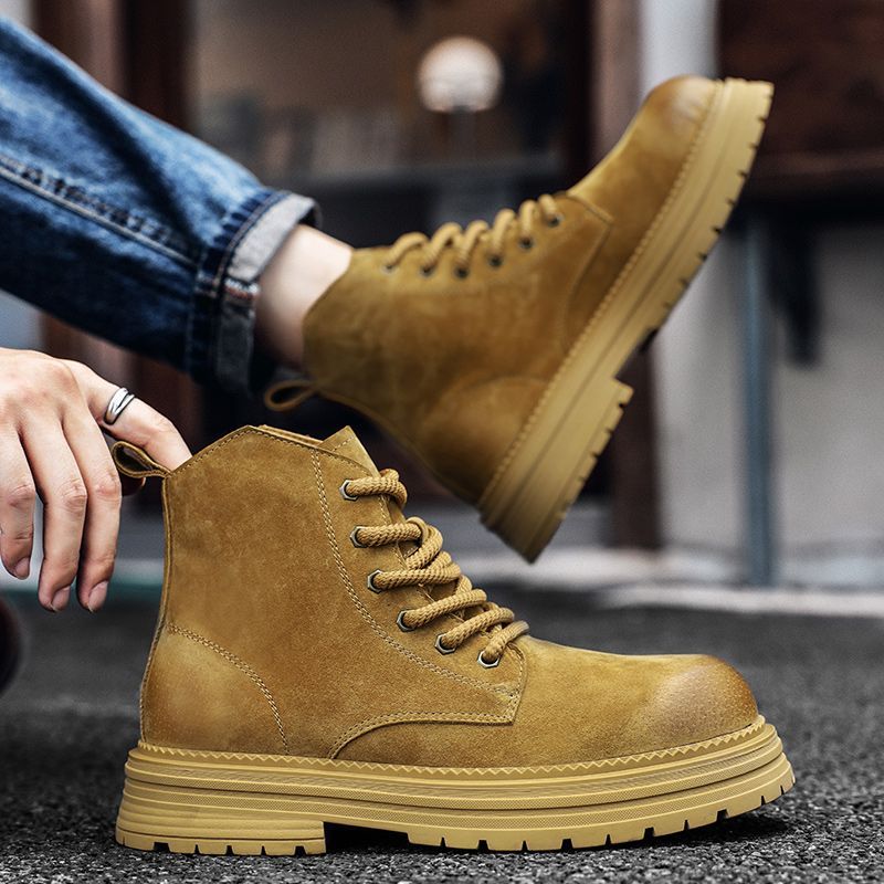 Botas de cano alto masculinas  - Mens Fashion Zapatos avaliação e preço