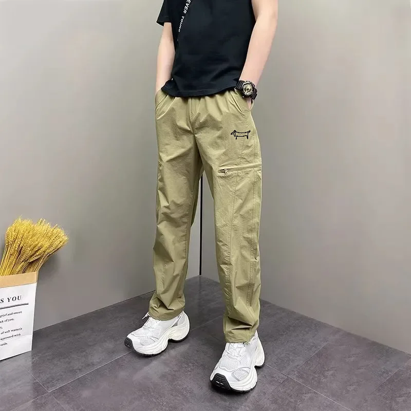 Calças de Golfe Finas de Verão - Men'S Fashion Golf Clothing avaliação e preço