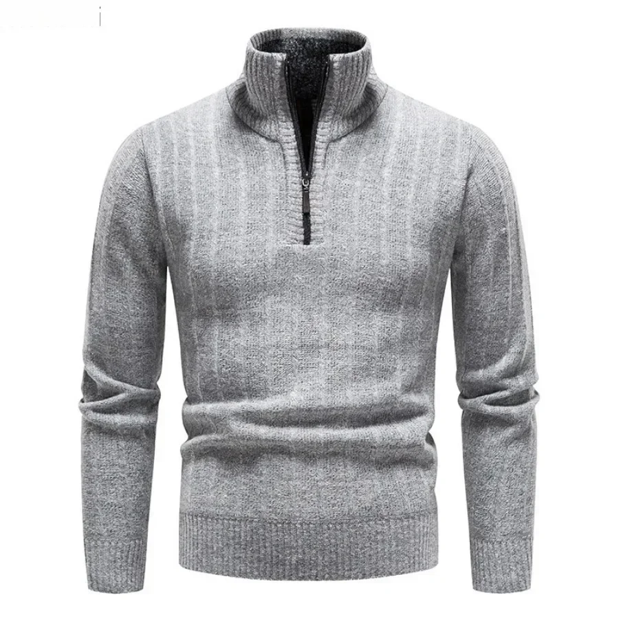 Novos Suéteres Masculinos Quen - Men'S Fashion Zip Sweater avaliação e preço