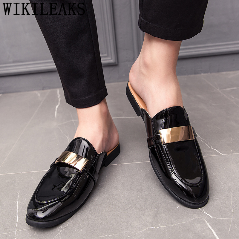 Preto meia sapatos para homens - Mens Fashion Zapatos avaliação e preço