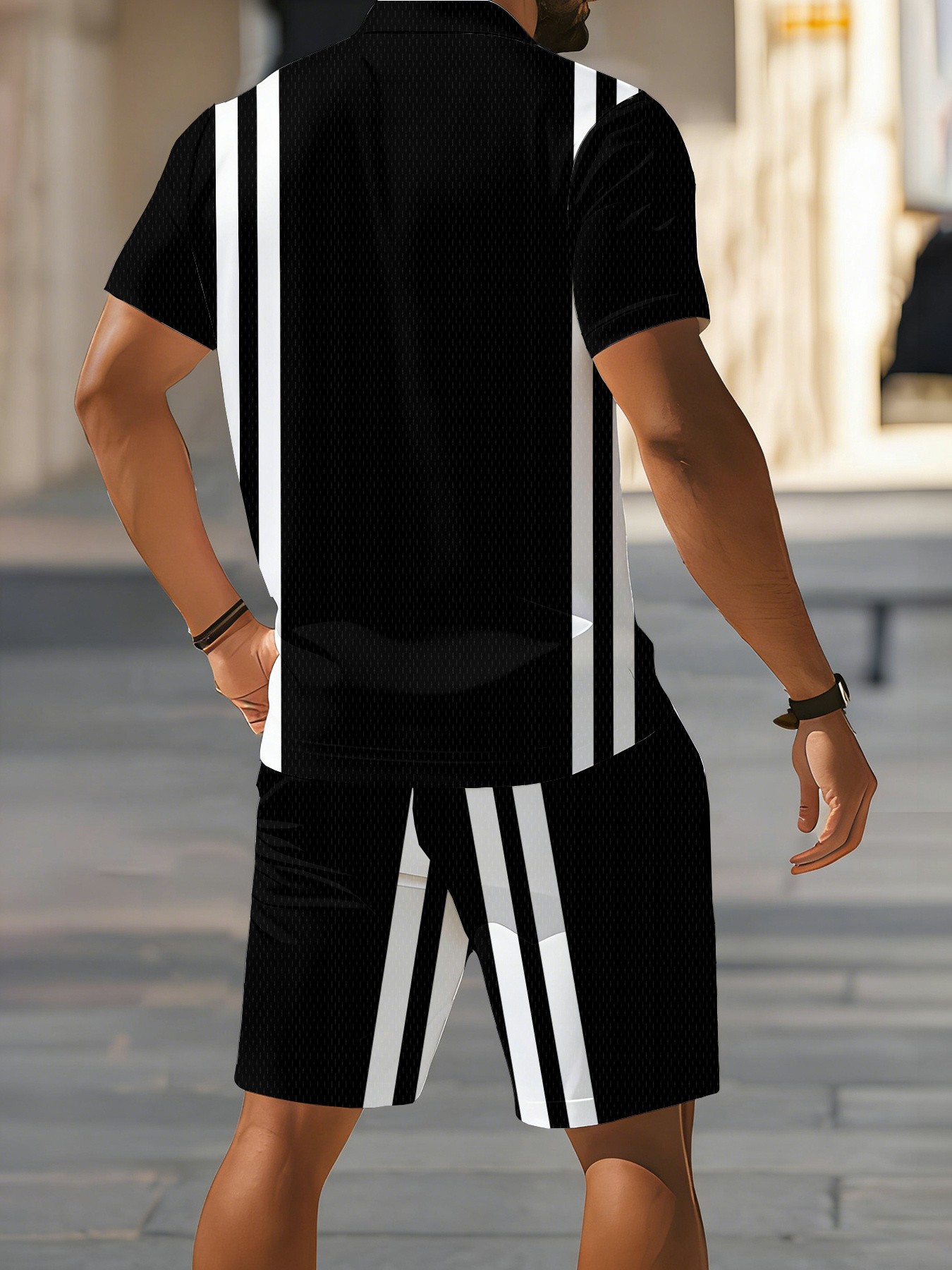 Conjunto de Camisa Polo Mascul - Men'S Fashion Polo Shirt avaliação e preço