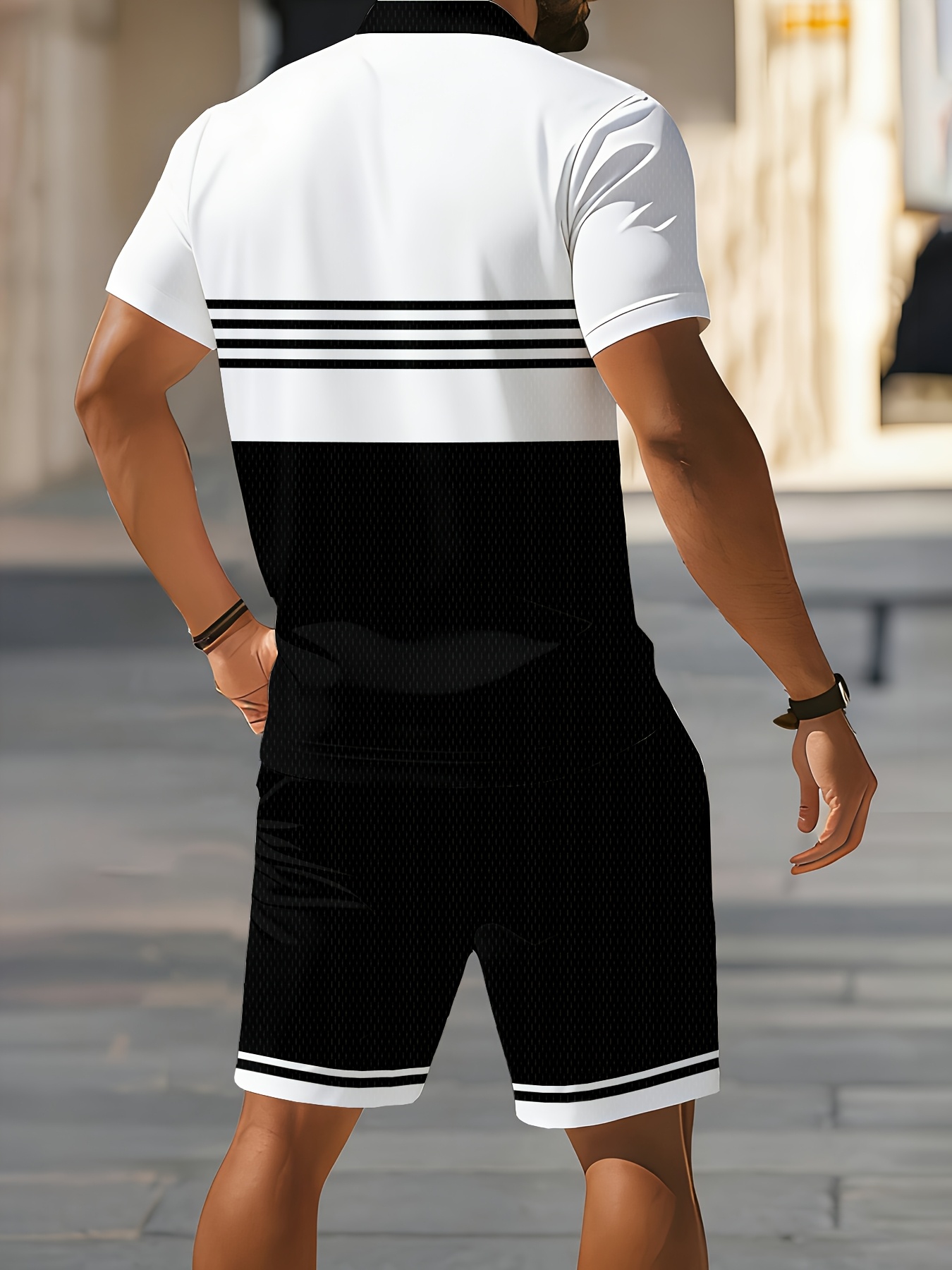Conjunto de Camisa Polo Mascul - Men'S Fashion Polo Shirt avaliação e preço