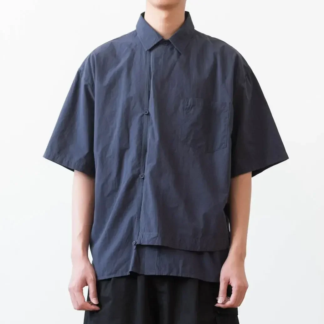 Moda verão azul escuro criativ - Men'S Fashion Online Stores avaliação e preço
