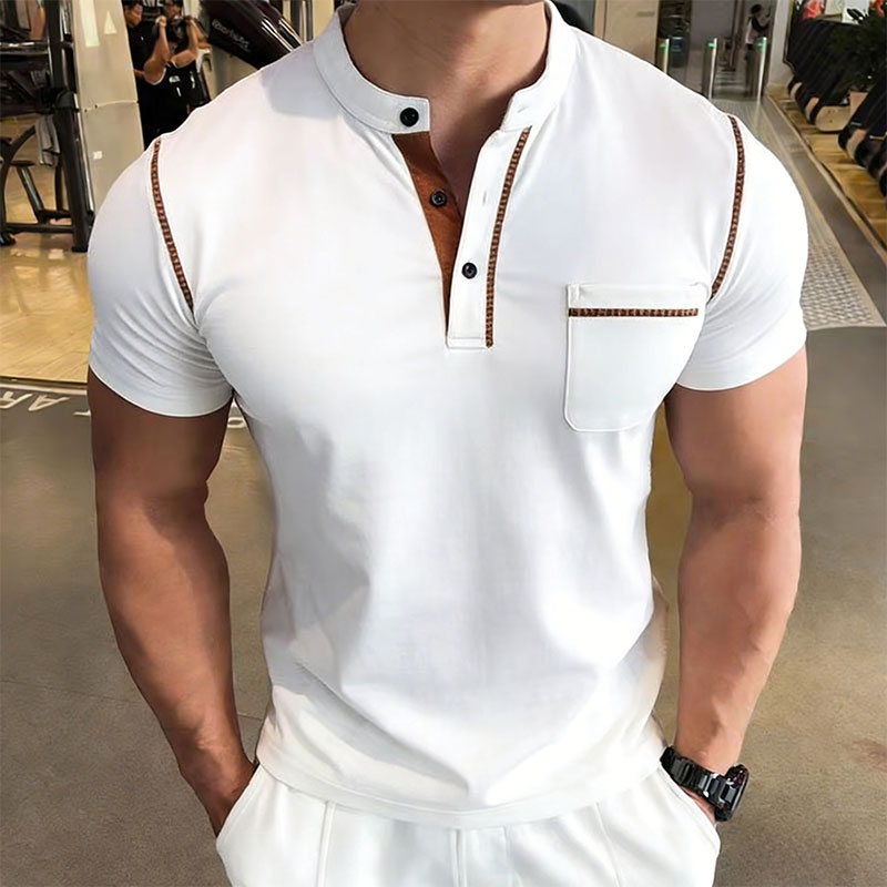 Nova Camisa Polo Masculina de  - Men'S Fashion Polo Shirt avaliação e preço